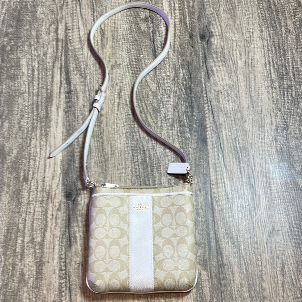Coach Cream Crossbody Bag